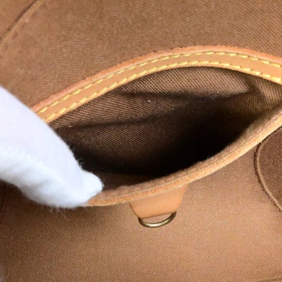 LOUIS VUITTON LV Logo Ellipse PM Hand Bag Monogram Leather Brown M51127 11YG826 - Picture 6 of 14